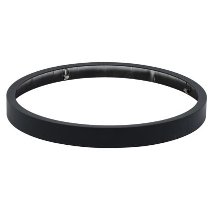 LED taklampa för badrum LIRA LED/12W/230V 4000K diameter 25 cm IP44 svart