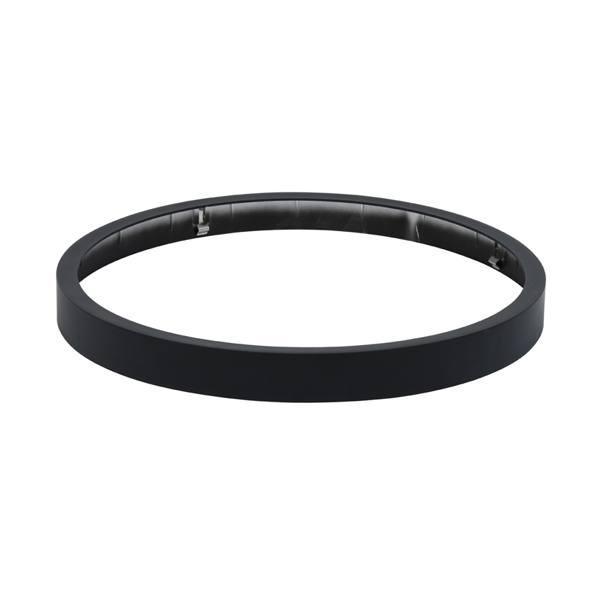 LED taklampa för badrum LIRA LED/12W/230V 4000K diameter 25 cm IP44 svart