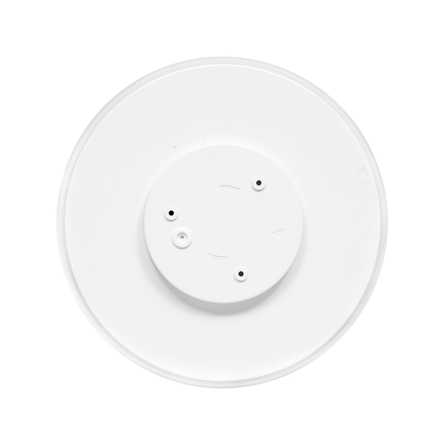 LED taklampa för badrum LIRA LED/12W/230V 4000K diameter 25 cm IP44 svart