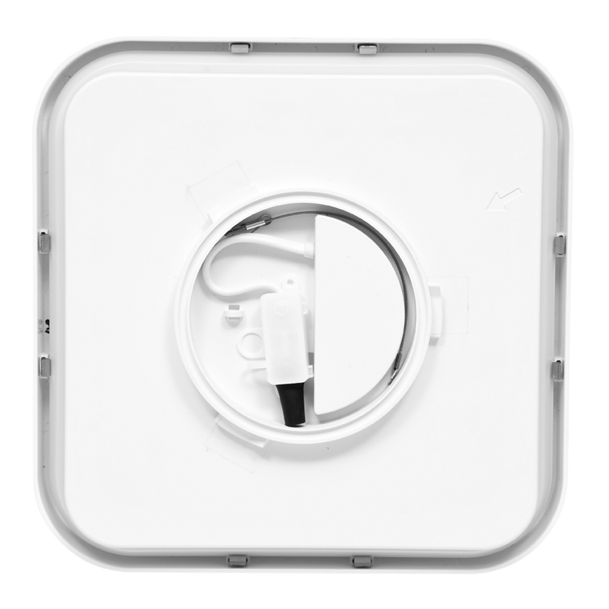 LED taklampa för badrum LUKY LED/12W/230V 4000K 25x25 cm IP44 vit