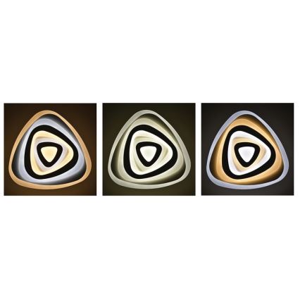 Ecolite WALP03-60W/LED - LED Dimbar Takbelysning VELA LED/60W/230V + Fjärrkontroll