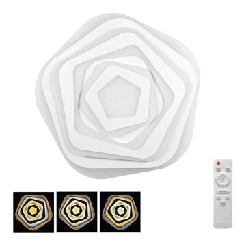 Ecolite WALP05-80W/LED - LED Dimbar Takbelysning DRAGO LED/80W/230V + Fjärrkontroll