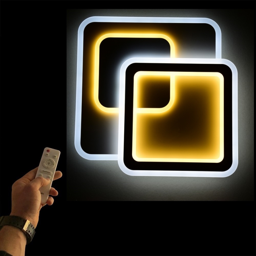 Ecolite WALP15-80W/LED - LED Dimbar Takbelysning REST LED/80W/230V + Fjärrkontroll