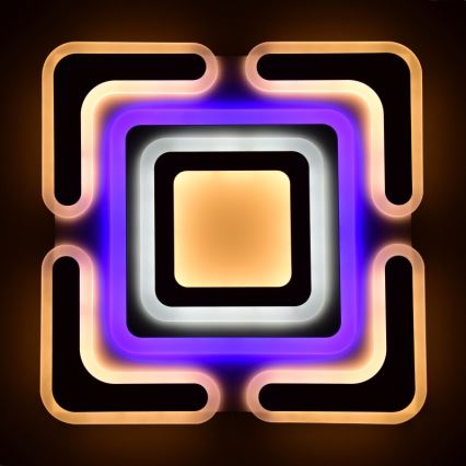 LED Dimbart takarmatur TIPO LED/120W/230V 2700-6500K multicolor + fjärrkontroll