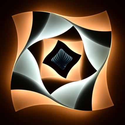 LED Dimbart takarmatur i tak med LED/70W/230V 2700-6500K multicolor + fjärrkontroll