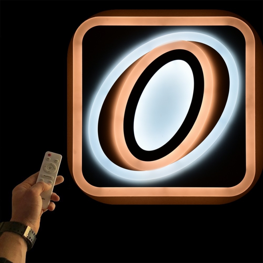 Ecolite WALP7135-70W/LED - LED Dimbar Takbelysning LED/70W/230V + Fjärrstyrd