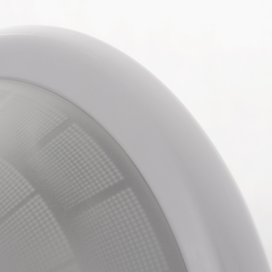 Ecolite WHST78-BI - Takbelysning med sensor VERA 2xE27/60W/230V