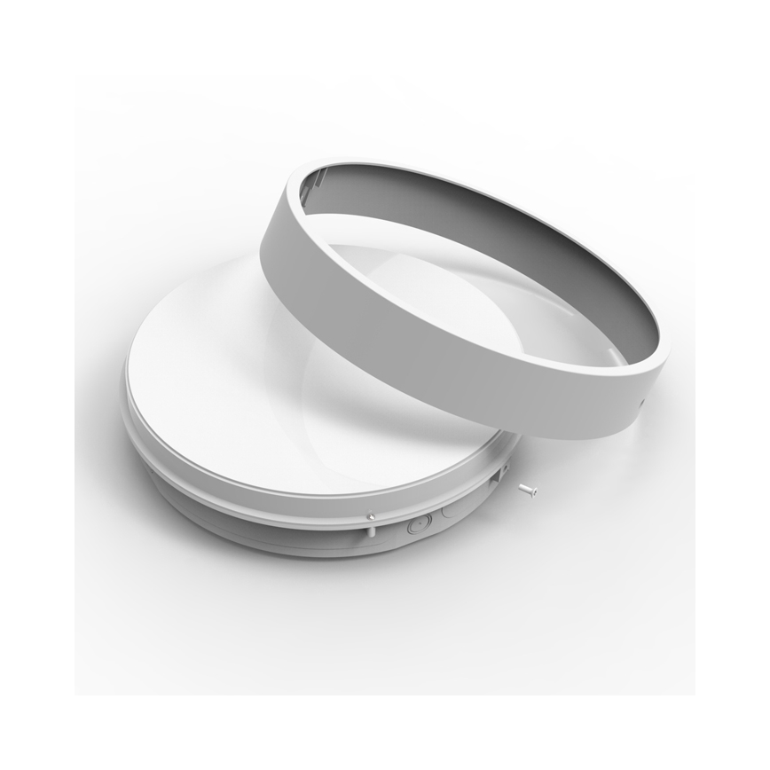 LED taklampa för utomhusbruk med sensor MARTIN LED/25W/230V 3000/4000K diameter 35 cm IP65 vit