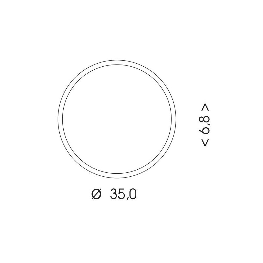 LED taklampa för utomhusbruk med sensor MARTIN LED/25W/230V 3000/4000K diameter 35 cm IP65 vit