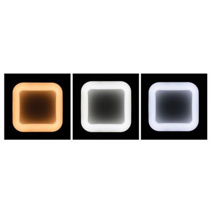 LED Dimbart takarmatur NEST LED/40W/230V 3000-6500K vit + fjärrkontroll