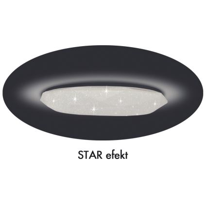 LED Dimbar taklampa DIAMANT LED/25W/230V + fjärrkontroll