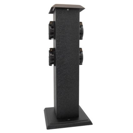 Ecolite XSMM-204F - Utomhus Uttag pollare belysning 4Z IP44