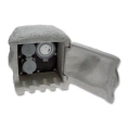 Ecolite XSTA-222GT - Utomhus Uttag pollare belysning med en timer 2Z IP44