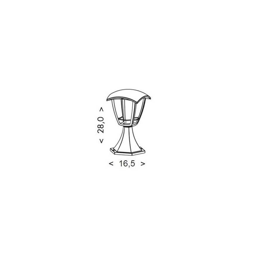 LED Utomhuslampa VERONA LED/8W/230V IP44
