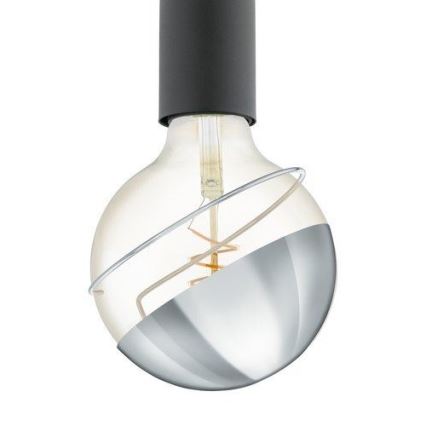 Eglo 11908 -  Dekorativ sfärisk lampskärm G125 skinande krom
