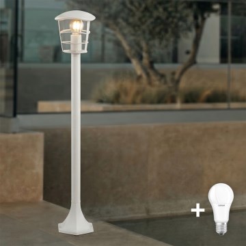 Eglo 18799 - LED utomhuslampa ALORIA 1xE27/8,5W/230V IP44 vit