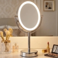 Eglo 201598 - Sminkspegel med LED-belysning LED/4W/4xAA IP65 blank krom