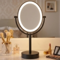 Eglo 201599 - Sminkspegel med LED-belysning LED/4W/4xAA IP65 svart