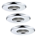 Eglo - 3-pack LED-badrumslampor IGOA LED/3,3W/230V IP44
