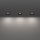 Eglo - 3-pack LED infälld badrumsarmatur LED/4,9W/230V 2700/4000/6500K Ø 8,8 cm IP65 svart