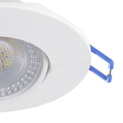 Eglo - Set med 7 infällda LED-spotlights LED/4,9W/230V 2700/4000/6500K Ø 9 cm vit