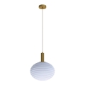 Eglo 300499 - Takpendel på vajer ERCALTO 1xE27/25W/230V guldig