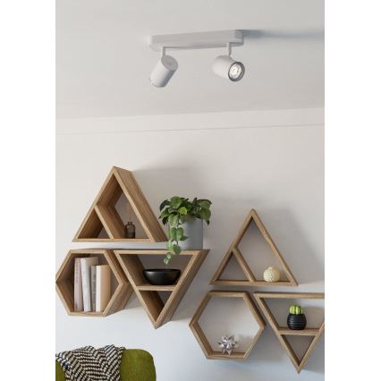 Eglo - Badrumsspotlight 2xGU10/5W/230V IP44 vit