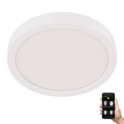 Eglo - LED badrumsplafond LED/20,5W/230V IP44 vit Ø 28,5 cm