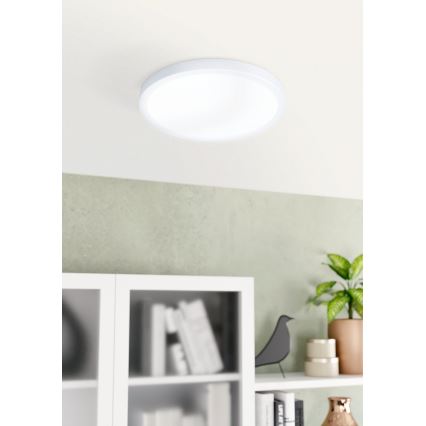 Eglo - LED badrumsplafond LED/20,5W/230V IP44 vit Ø 28,5 cm
