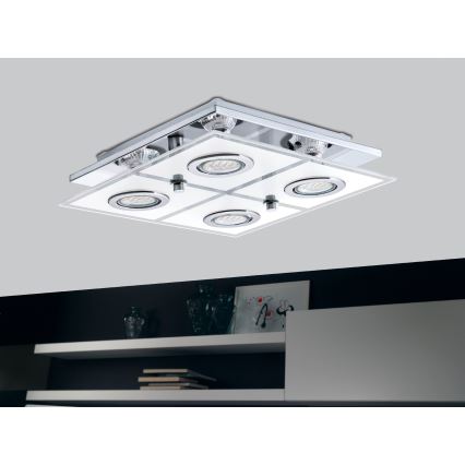 EGLO - LED Taklampa 4xGU10/3W/230V