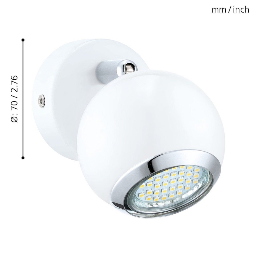 EGLO 31001 - LED spotlight BIMEDA 1xGU10/3W LED