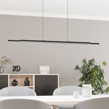 Eglo 31232 - LED ljuskrona med textilsladd CANNIGIONA LED/20,3W/230V svart