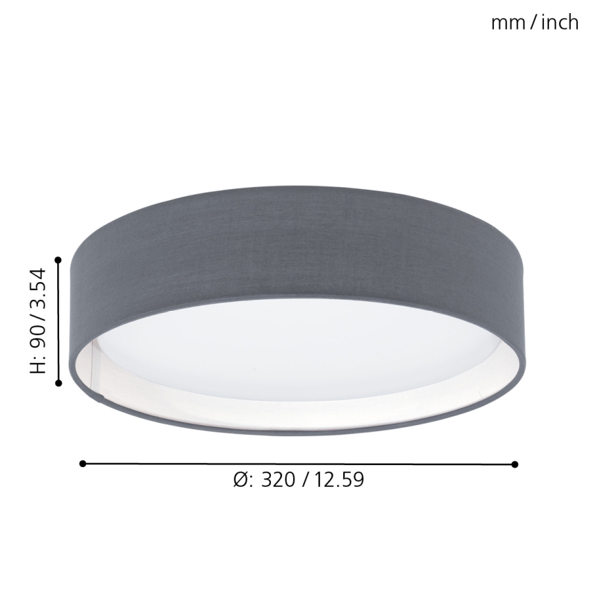 Eglo - LED taklampa 1xLED/12W/230V