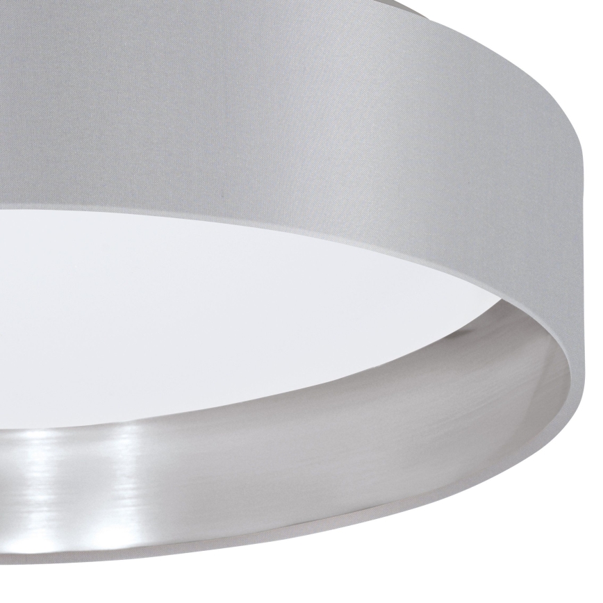 Eglo 31623 - LED taklampa MASERLO LED/16W/230V 3000K Ø 40,5 cm grå/silver