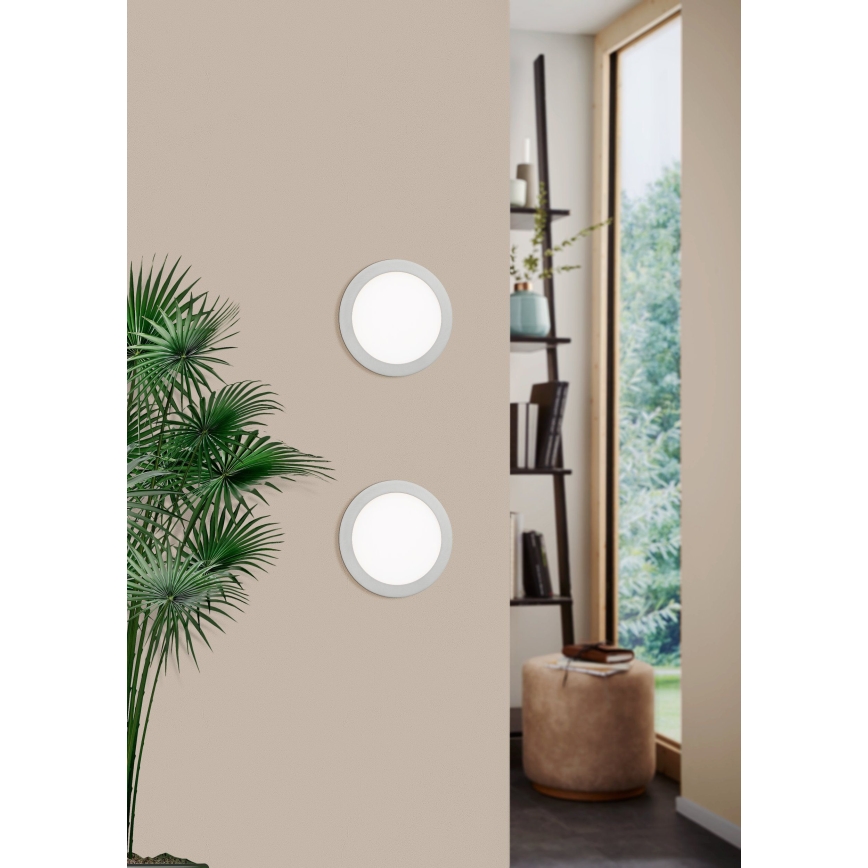 Eglo 31675 - LED infälld takarmatur FUEVA 1 1xLED/16,5W/230V Ø 22,7 cm