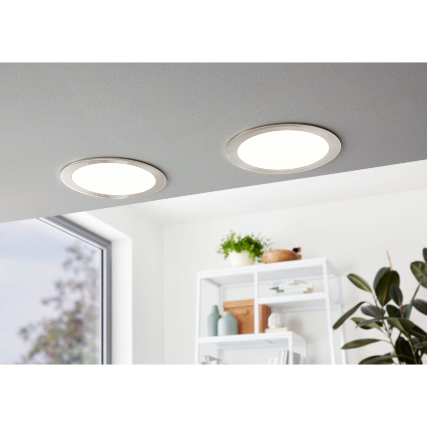Eglo 31676 - LED infälld takarmatur FUEVA 1 LED/18W/230V Ø 22,5 cm