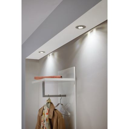 Eglo - Set om 3 LED-infällda takspotlights TEDO 1xGU10-LED/5W/230V