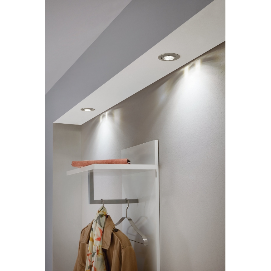 Eglo - Set om 3 LED-infällda takspotlights TEDO 1xGU10-LED/5W/230V