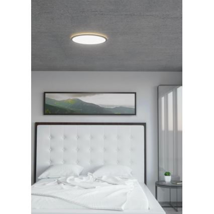 Eglo 31704 - LED RGBW dimmbar taklampa ROVITO-Z 1xLED/16,5W/230V 2700-6500K Ø 42 cm svart + fjärrkontroll