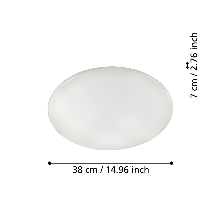 Eglo 31737 - LED Dimbar taklampa TOTARI-Z LED/19,2W/230V 2700-6500K vit