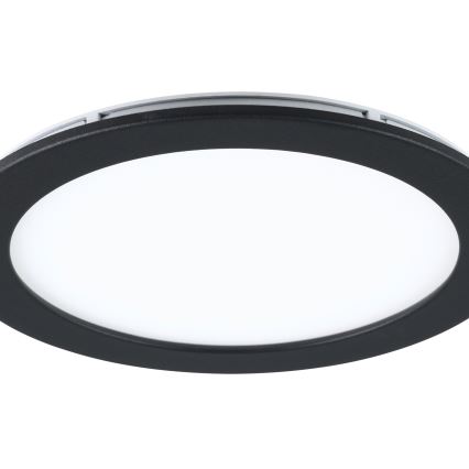Eglo 31744 - LED-dimbar badrumsinfälld downlight FUEVA-Z LED/10,5W/230V 2700-6500K IP44 svart Ø 16,5 cm