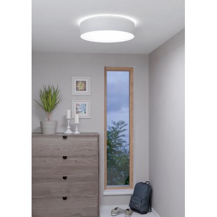 Eglo 31766 - LED RGBW Dimmbar taklampa ROMAO-Z LED/35W/230V 2700-6500K Ø 57 cm vit