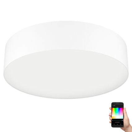 Eglo 31766 - LED RGBW Dimmbar taklampa ROMAO-Z LED/35W/230V 2700-6500K Ø 57 cm vit