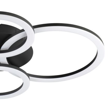 Eglo 31769 - LED Dimbar taklampa PARRAPOS-Z LED/41W/230V 3000-6500K svart