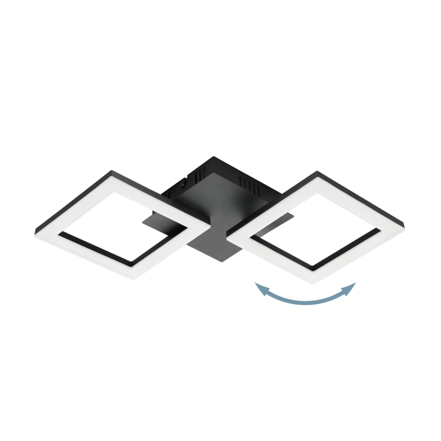 Eglo 31773 - LED Dimbar taklampa PARANDAY-Z LED/15,5W/230V 3000-6500K svart