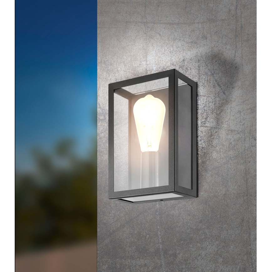 Eglo 31778 - LED RGBW dimbar utomhusvägglampa ALAMONTE-Z LED/4,9W/230V 3000K IP44 svart