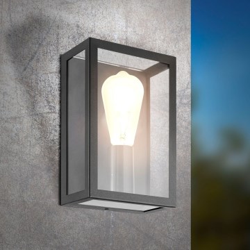 Eglo 31778 - LED RGBW dimbar utomhusvägglampa ALAMONTE-Z LED/4,9W/230V 3000K IP44 svart