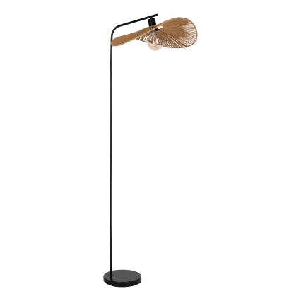 Eglo - Golvlampa 1xE27/42W/230V brun/svart