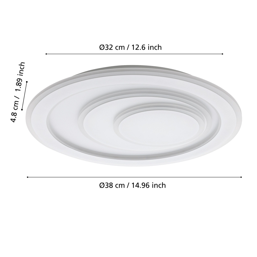 Eglo - LED taklampa LED/14,7W/230V diameter 38 cm