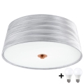 Eglo 32111- LED taklampa FONSEA 1 2xE27/9W/230V silver/koppar